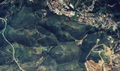 Iglesias, foto area dalla miniera di Monteponi