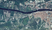 Bosa, foto aerea