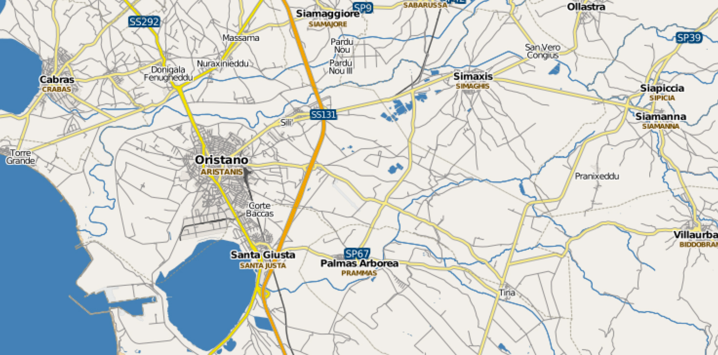 SardegnaMappe API Sorgenti